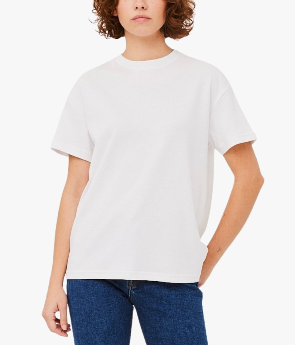 T skjorte - Alexa Boyfriend T-shirt White