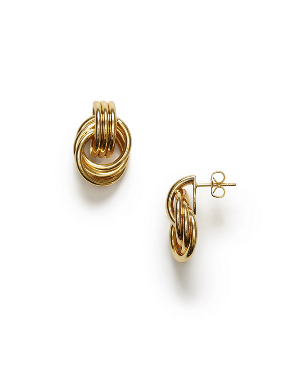 Øredobber - Triplet Earring Gold