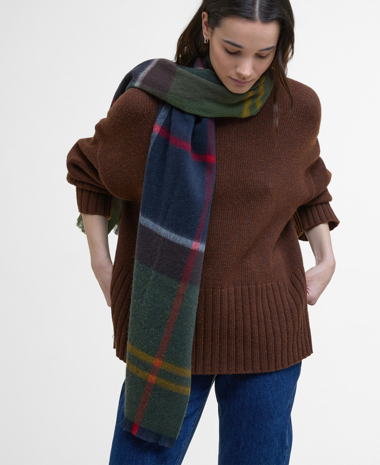 Skjerf - Barbour Rosefield Tartan Scarf Classic Tartan