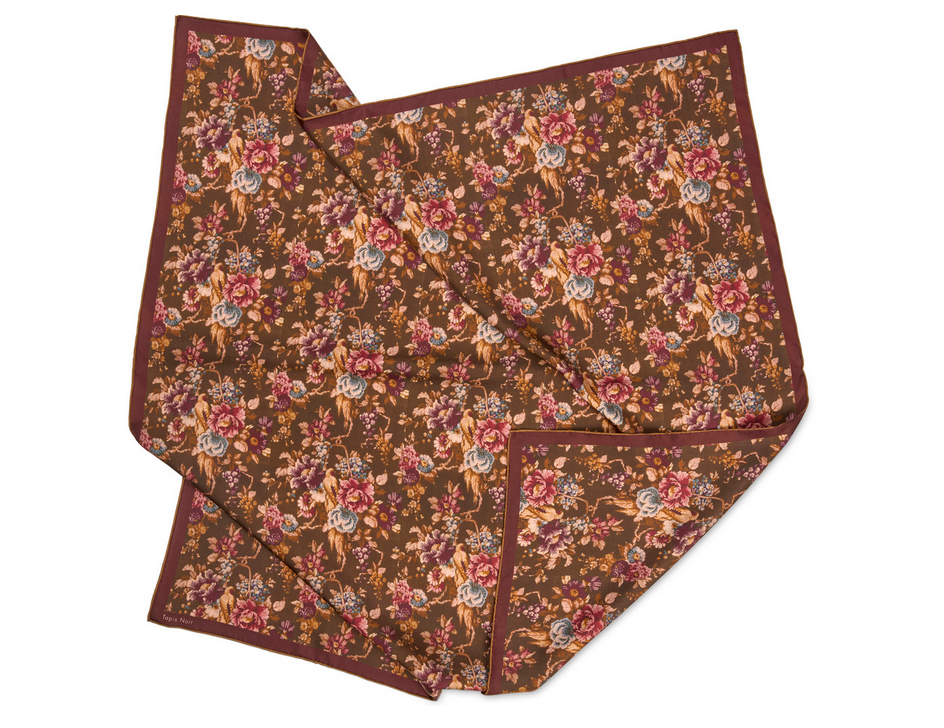 Skjerf - Classical Daisy Scarf Brown
