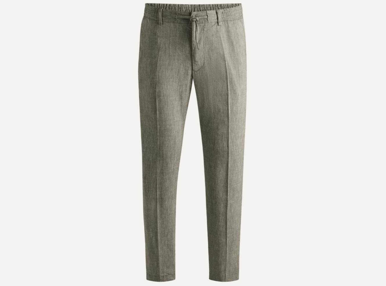 Bukse - Kane Linen Pants Dark Green