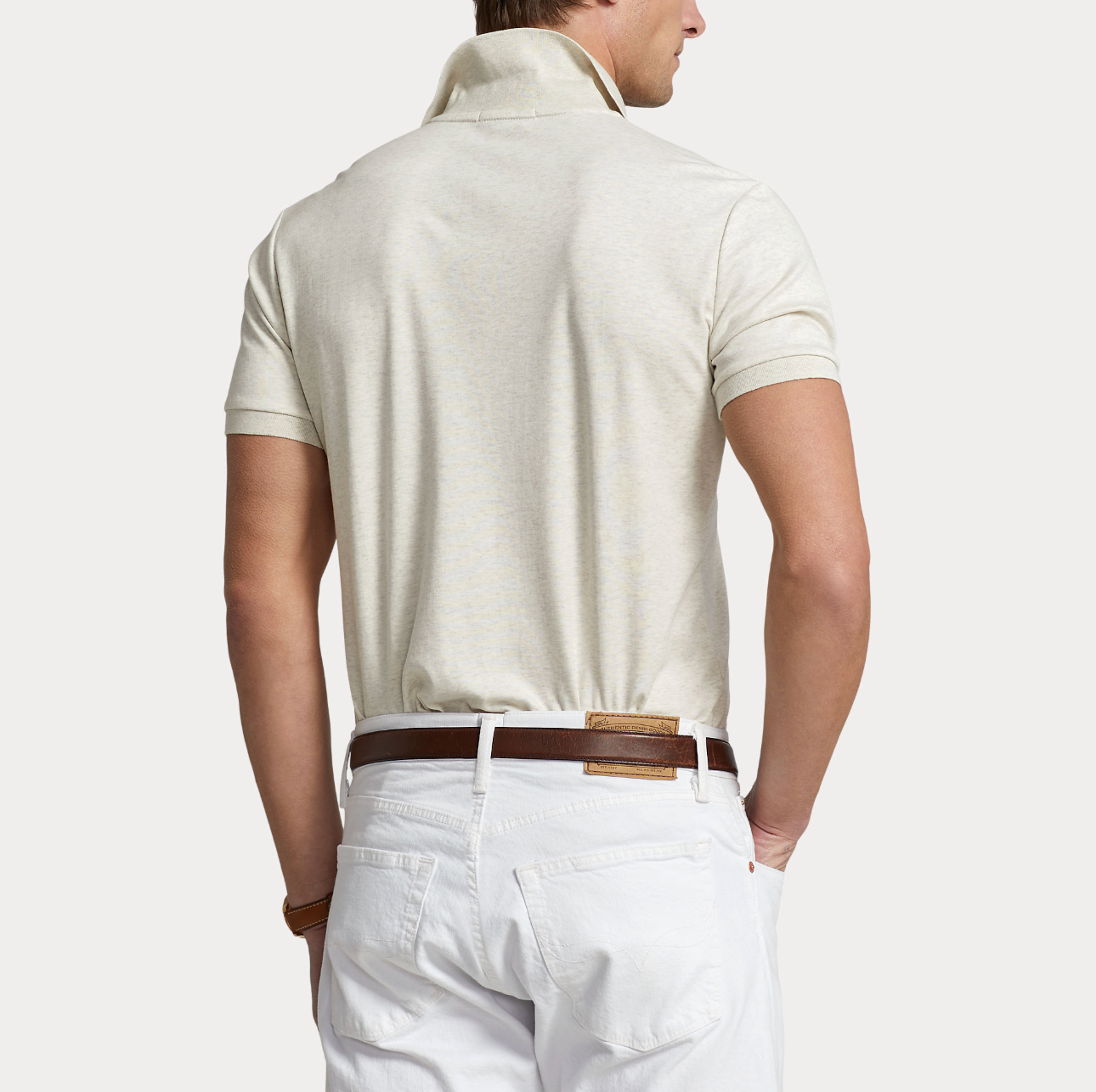 Pique - Custom Slim Fit Soft Cotton Polo Shirt State Heather