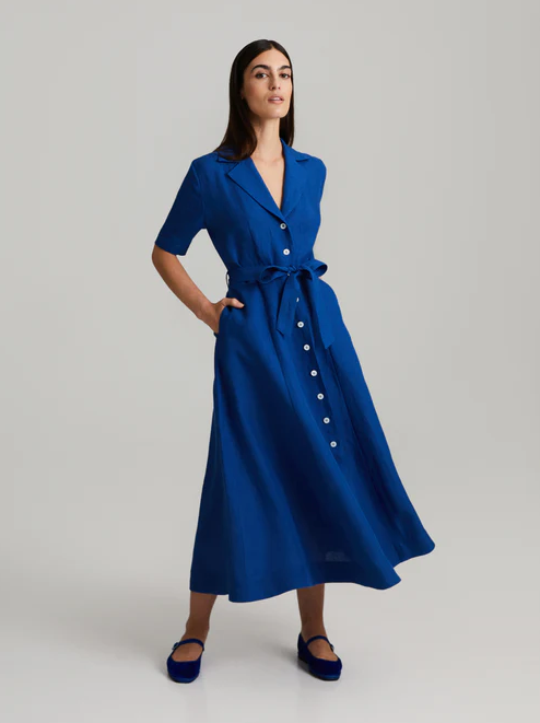 Kjole - Giorgia Dress Mediterranean Blue