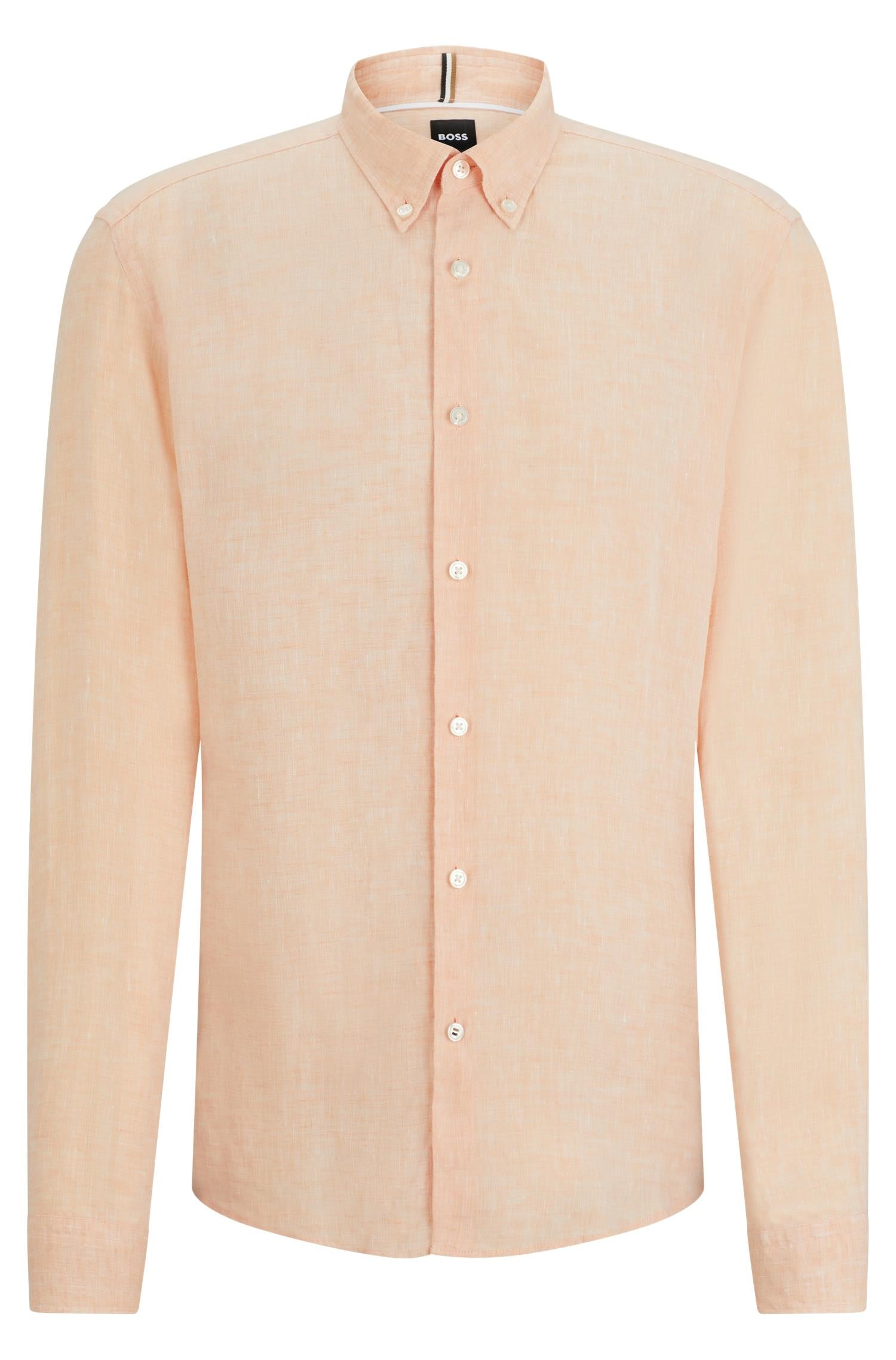 Linskjorte - S-Liam Orange