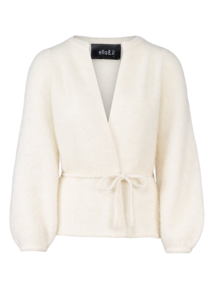 Cardigan - Fredrikke Chunky Cardigan Bright white