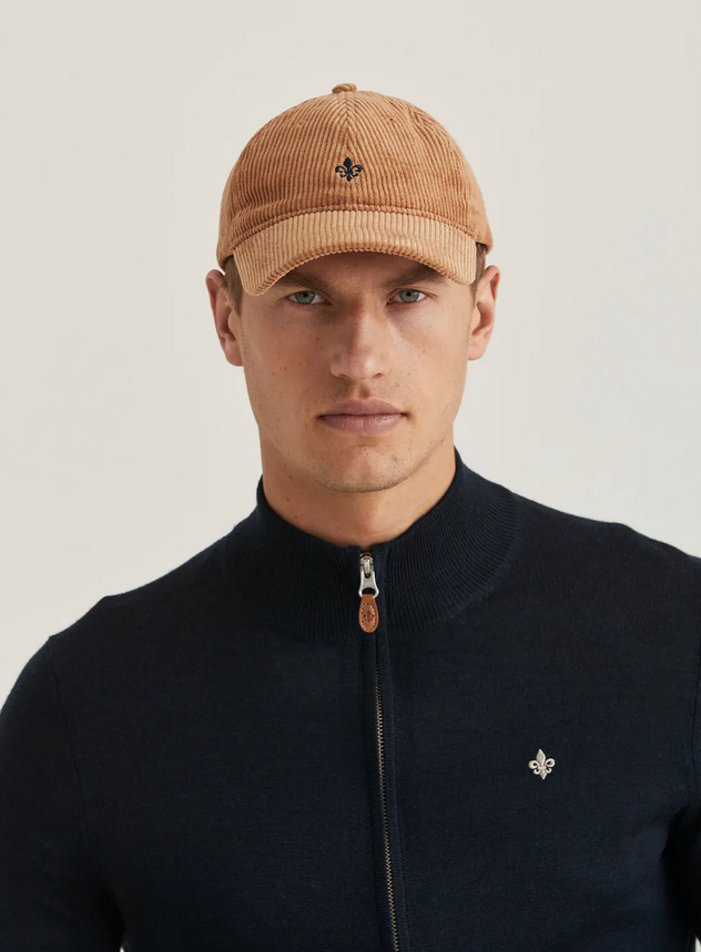 Cardigan - Merino Zip Cardigan Navy