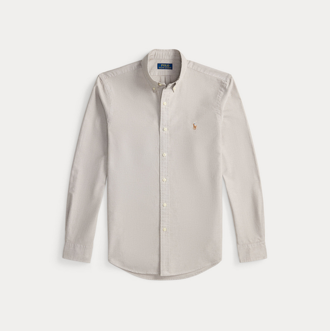 Skjorte - Slim Fit Oxford Shirt Pale Russet