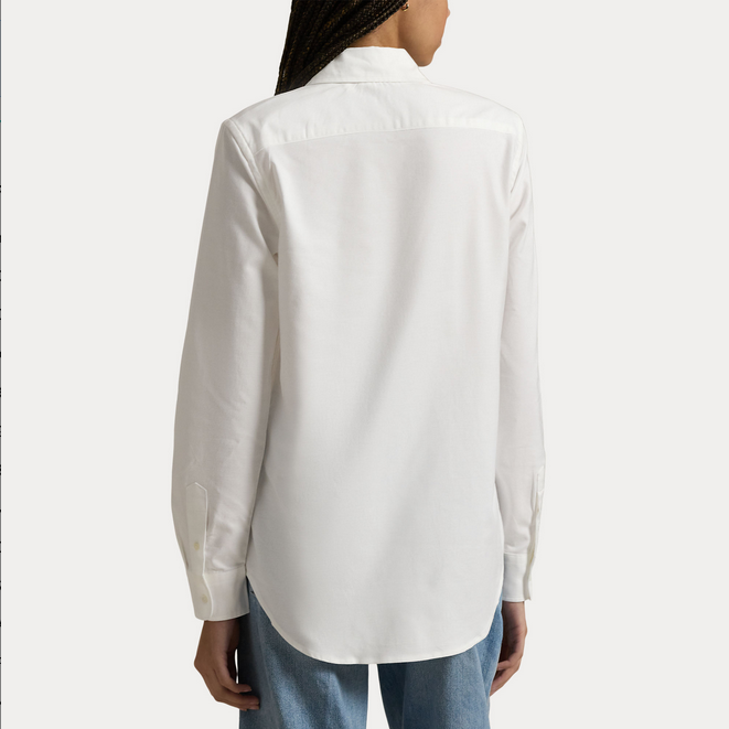 Skjorte - The Iconic Stretch Slim Fit Oxford Shirt White