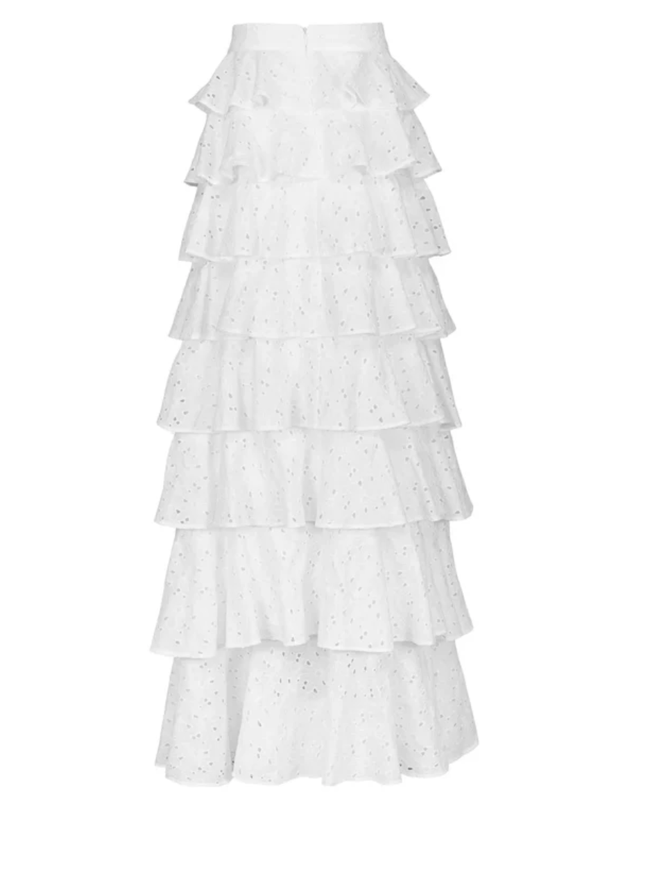 Skjørt - Angel Maxi Skirt White