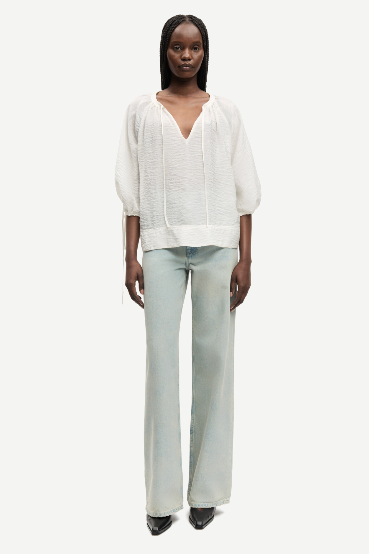 Bluse - Samateran Blouse Egret