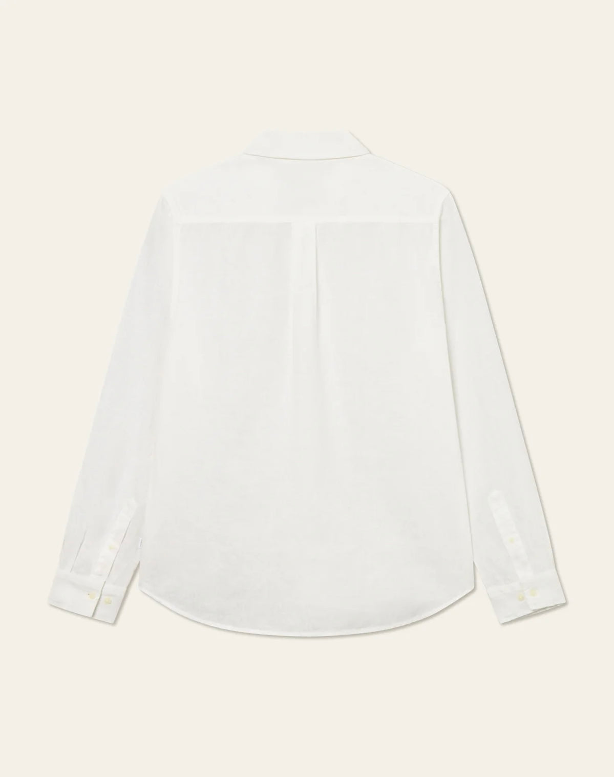 Linskjorte - Kristian Linen B.D Shirt White