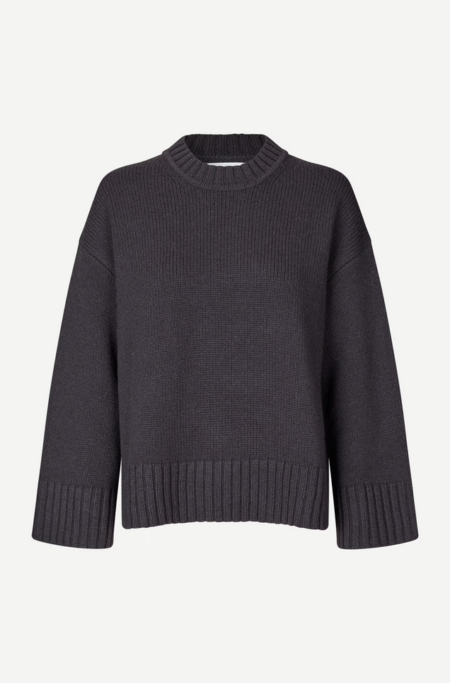 Genser - Sakeiku Sweater Charcoal Art