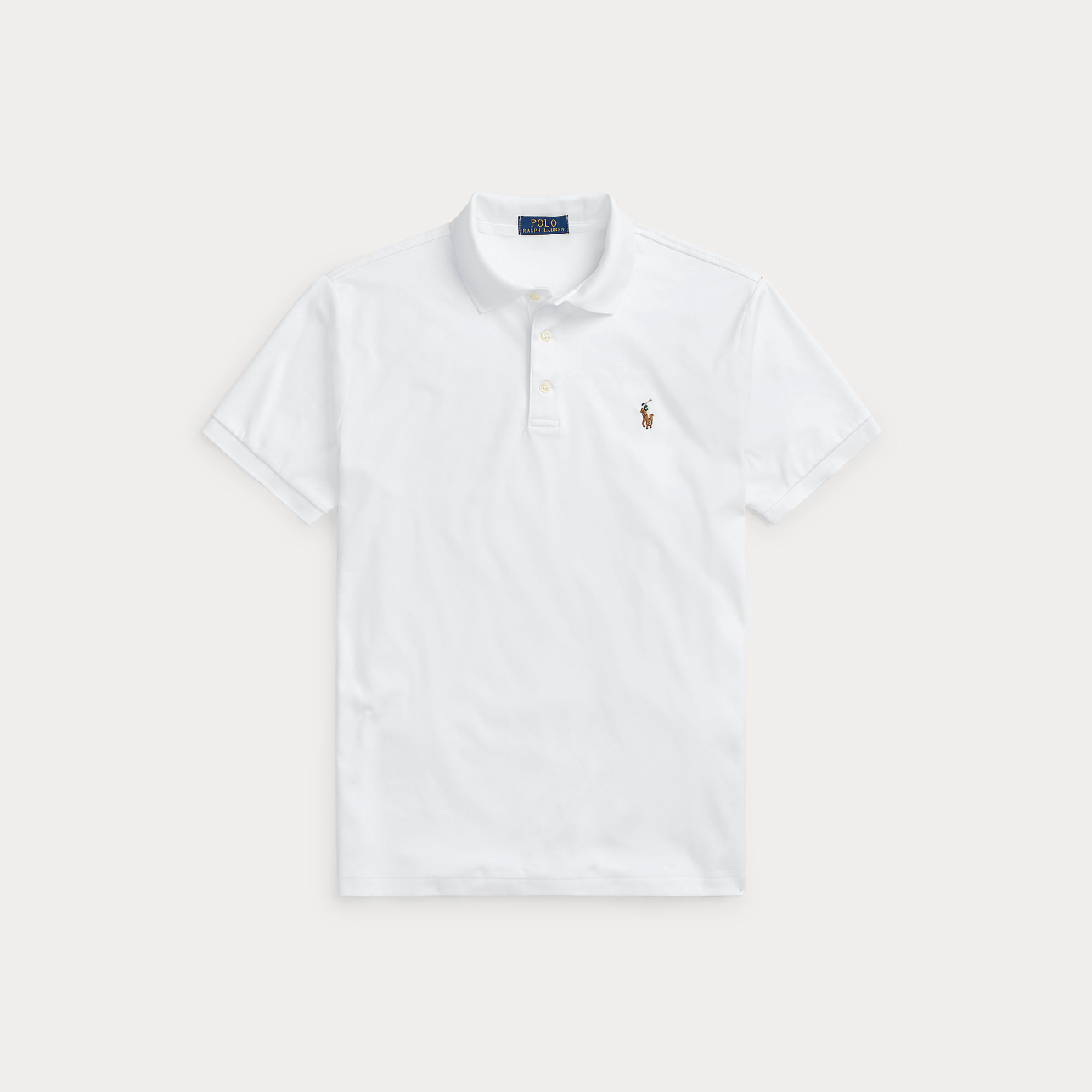 Pique - Custom Slim Fit Soft Cotton Polo Shirt White