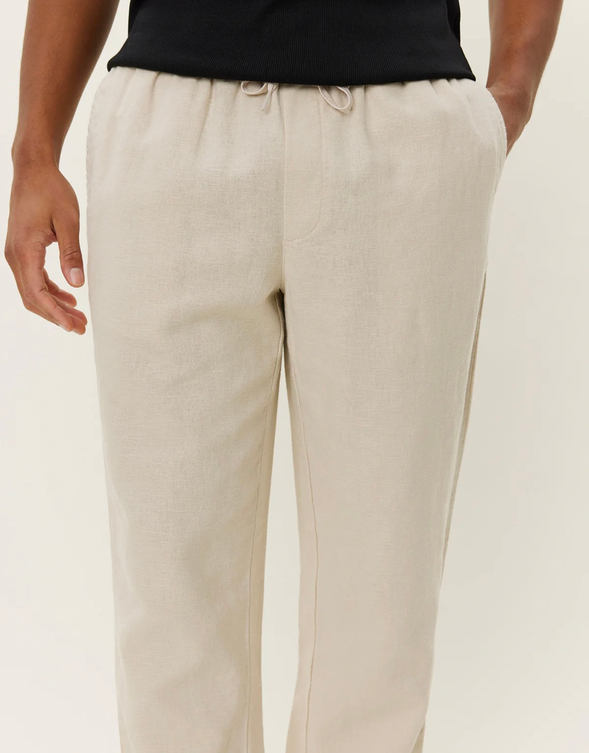 Linbukse - Patrick Linen Pants Light Sand