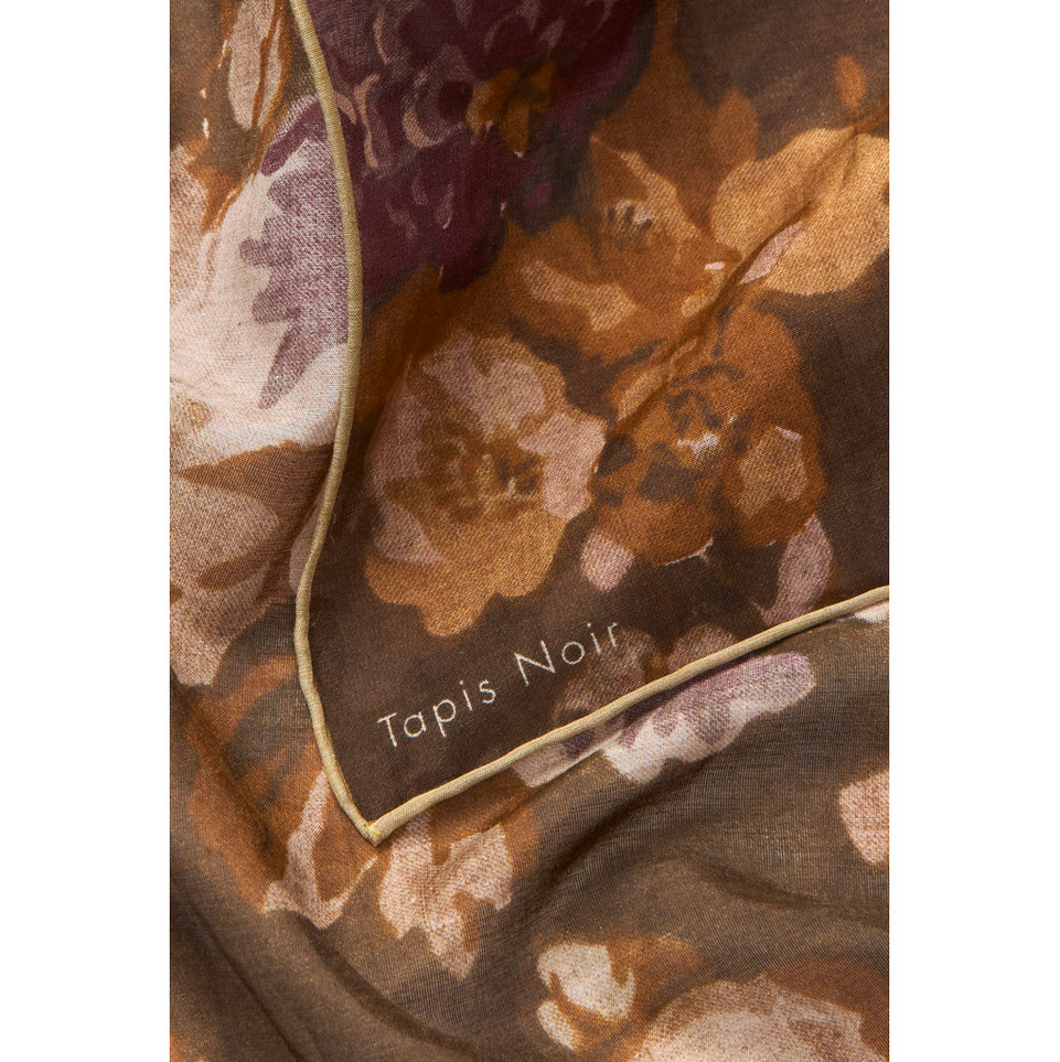 Skjerf - Light Daisy Scarf Dark Olive