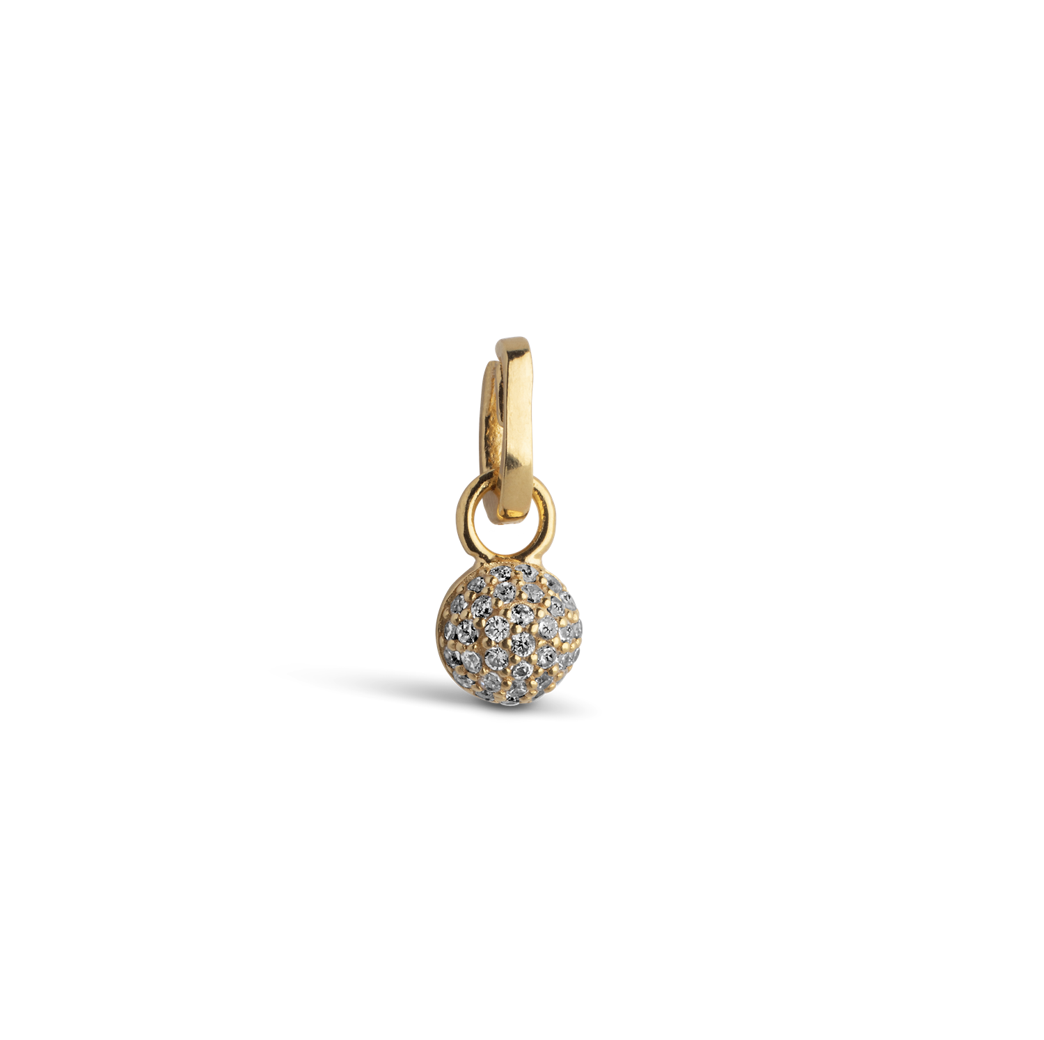 Anheng - Disco Ball Charm Gold