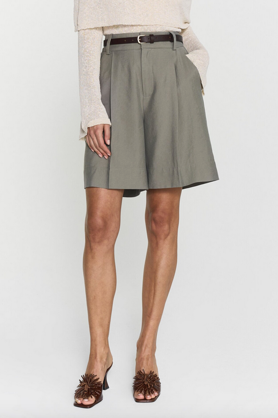 Shorts - Ayla Shorts Khaki