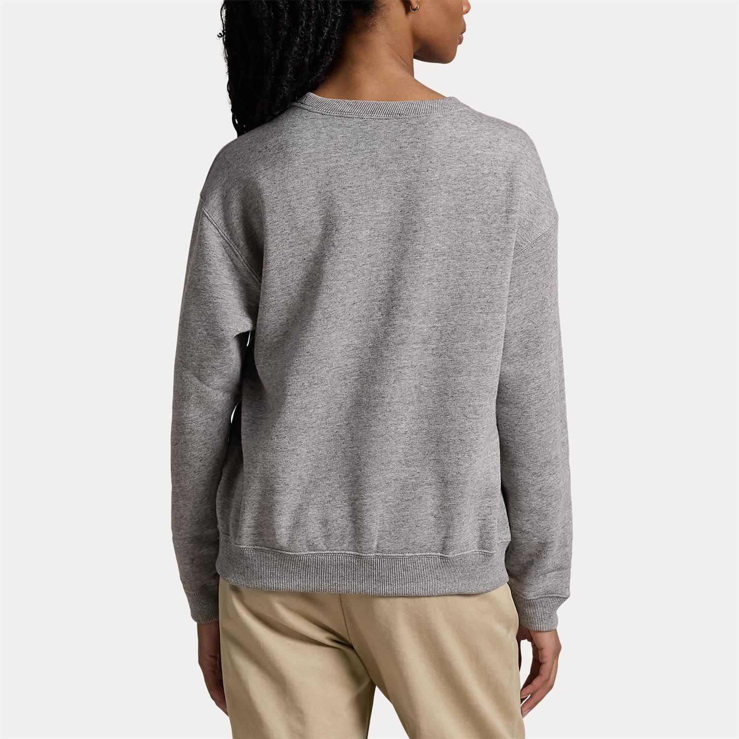 Genser - Fleece Crewneck Sweatshirt Dark Vintage Heather