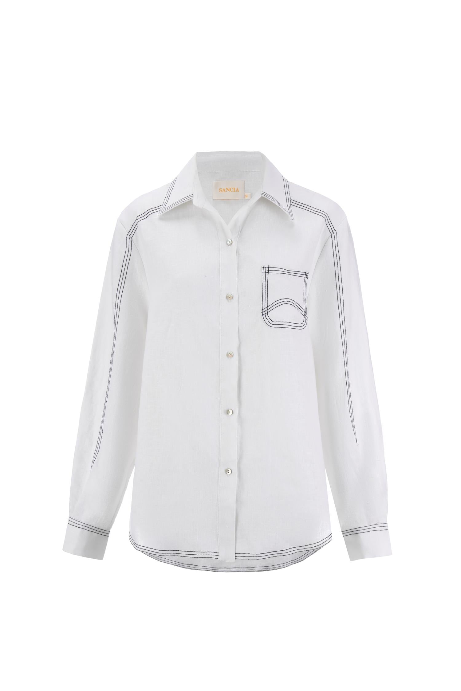 Skjorte -The Landon Shirt Ivory