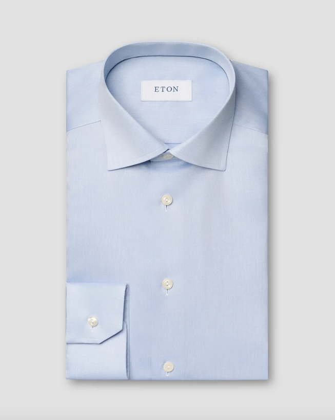 Skjorte - Light Blue Signature Twill Slim Fit