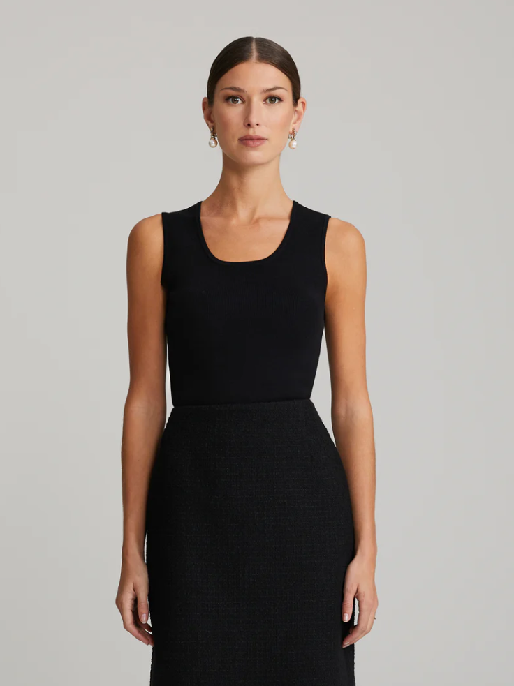 Topp - Hannele Knit Top Black