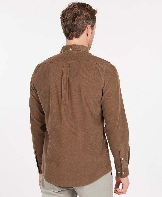 Skjorte - Ramsey Tailored Cord Shirt Brown