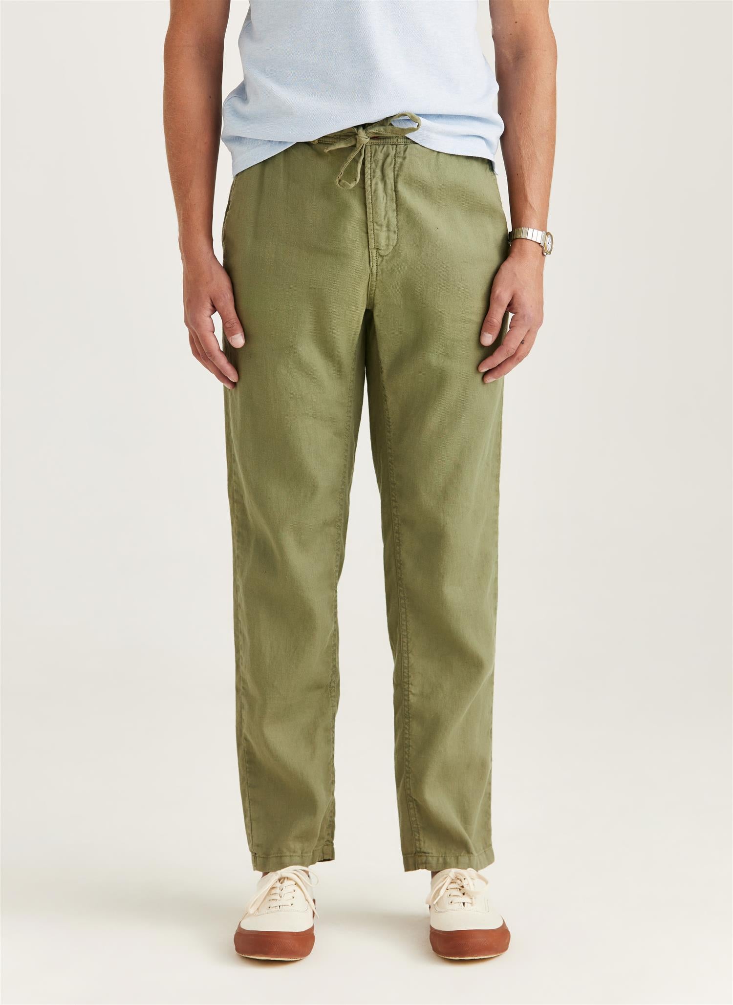 Linbukse - Fenix Linen Trouser Olive