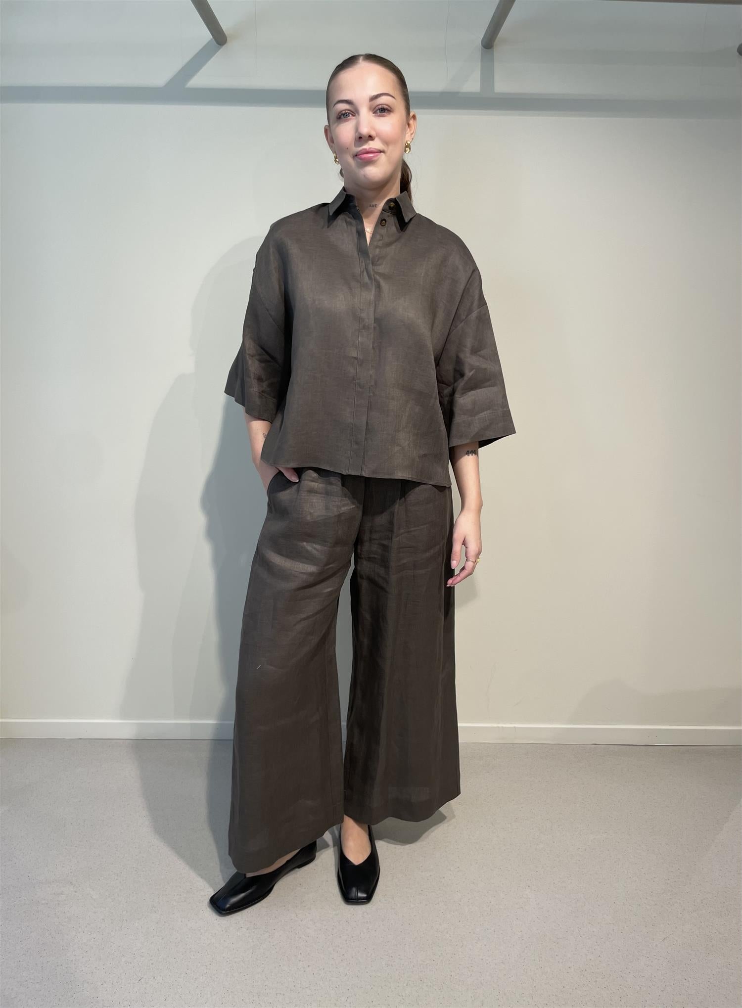 Bluse - Mirano Shirt Dark Green