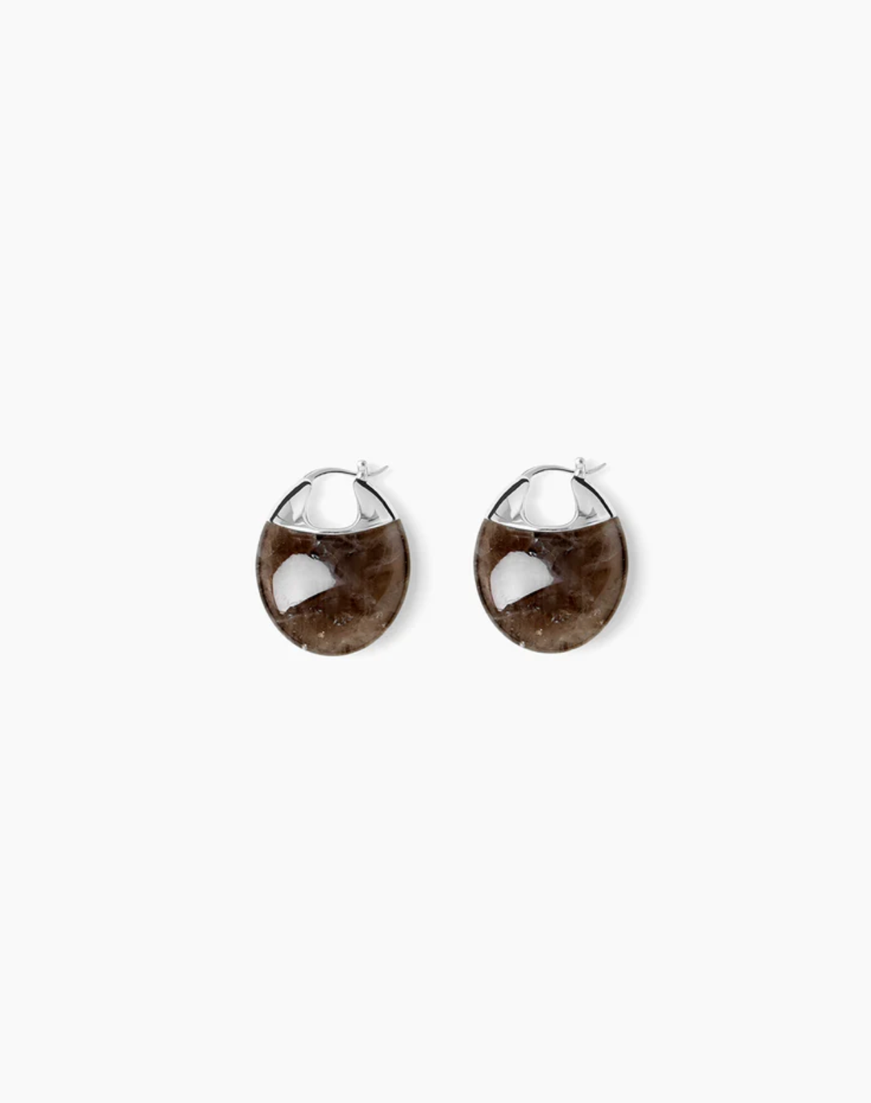 Øredobber - The Erin Earrings Smoky Quartz