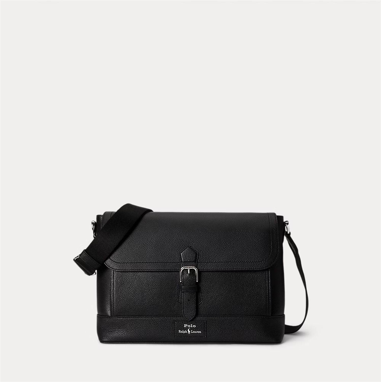 Bag - Pebbled Leather Messenger Bag