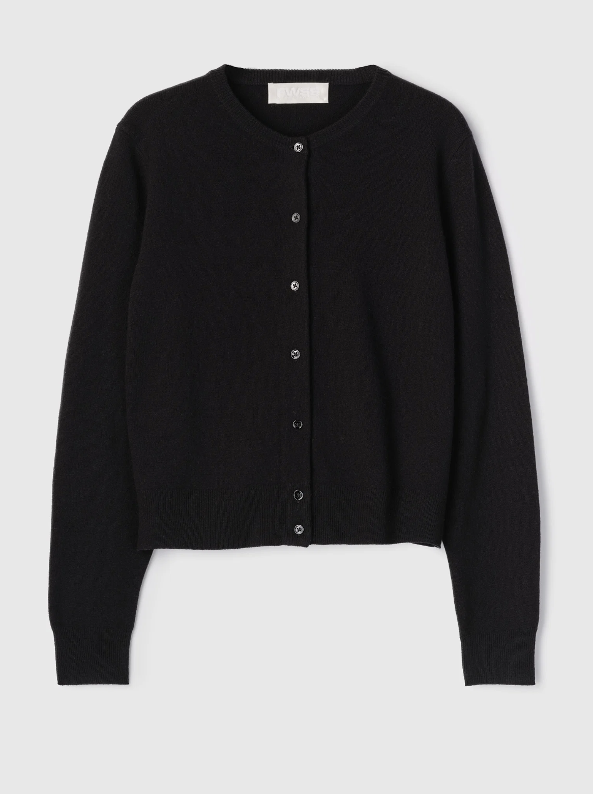 Cardigan - Classic Wool Cardigan Jet Black
