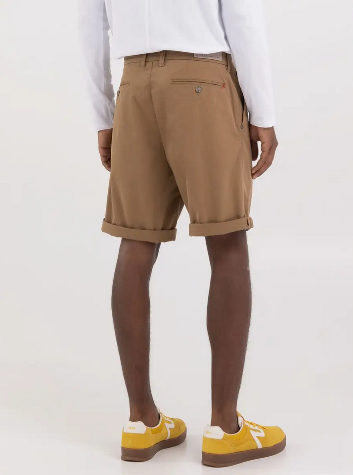 Shorts - Chino Shorts Stretch Gabardine Safari