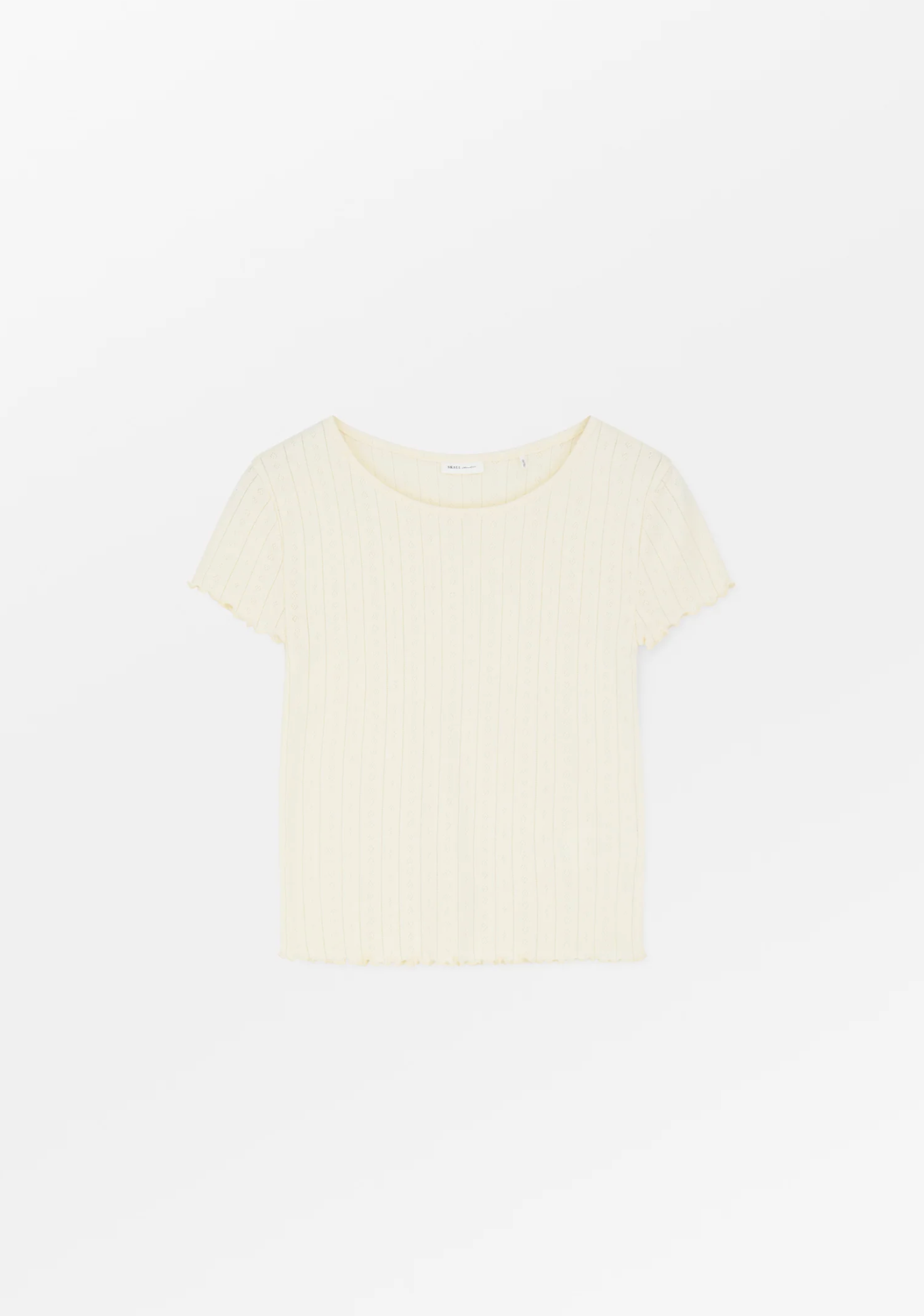 T Skjorte - Edie Cap Sleeve Tee Butter