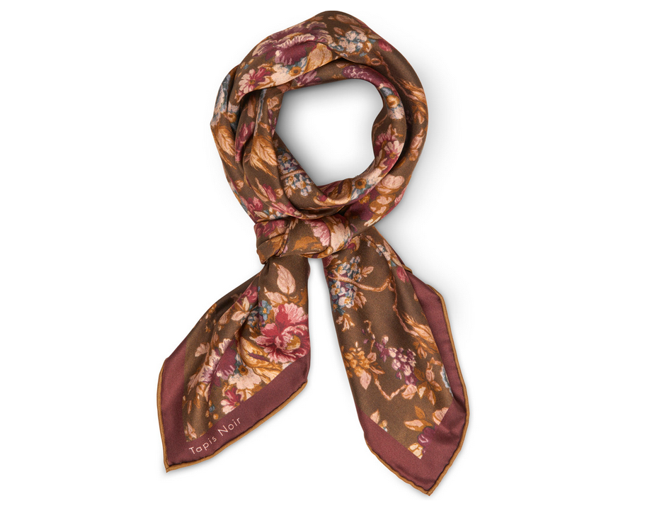 Skjerf - Classical Daisy Scarf Brown