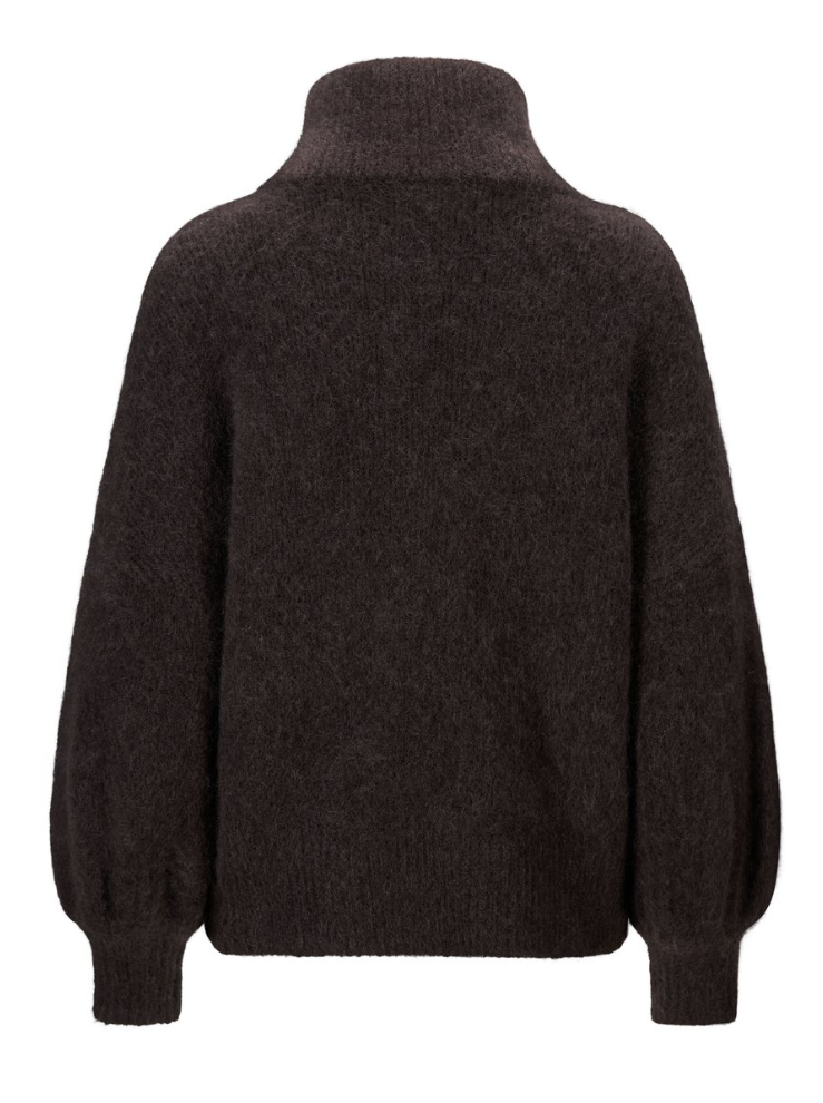 Cardigan - Li Chunky Sweater Dark Brown