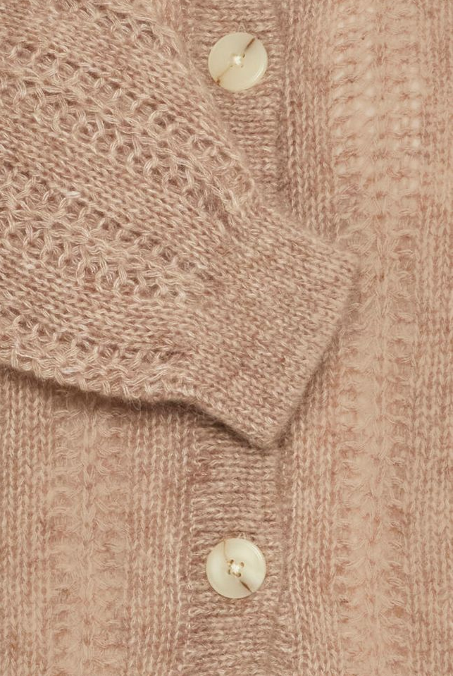 Cardigan - Irmelia Cardigan Cacao Nibs Melange