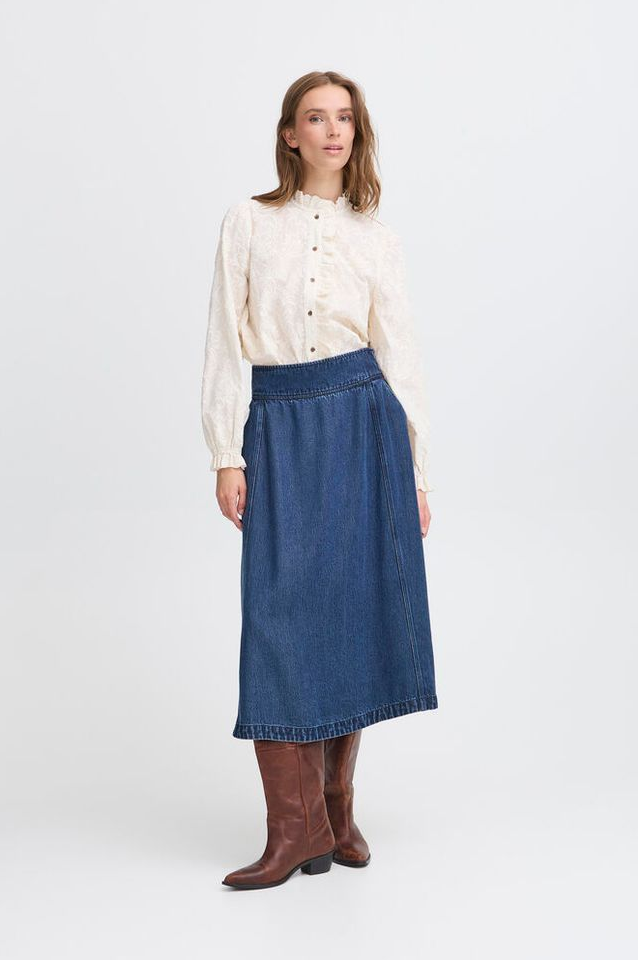 Bluse - Irjose Cotton Blouse Birch