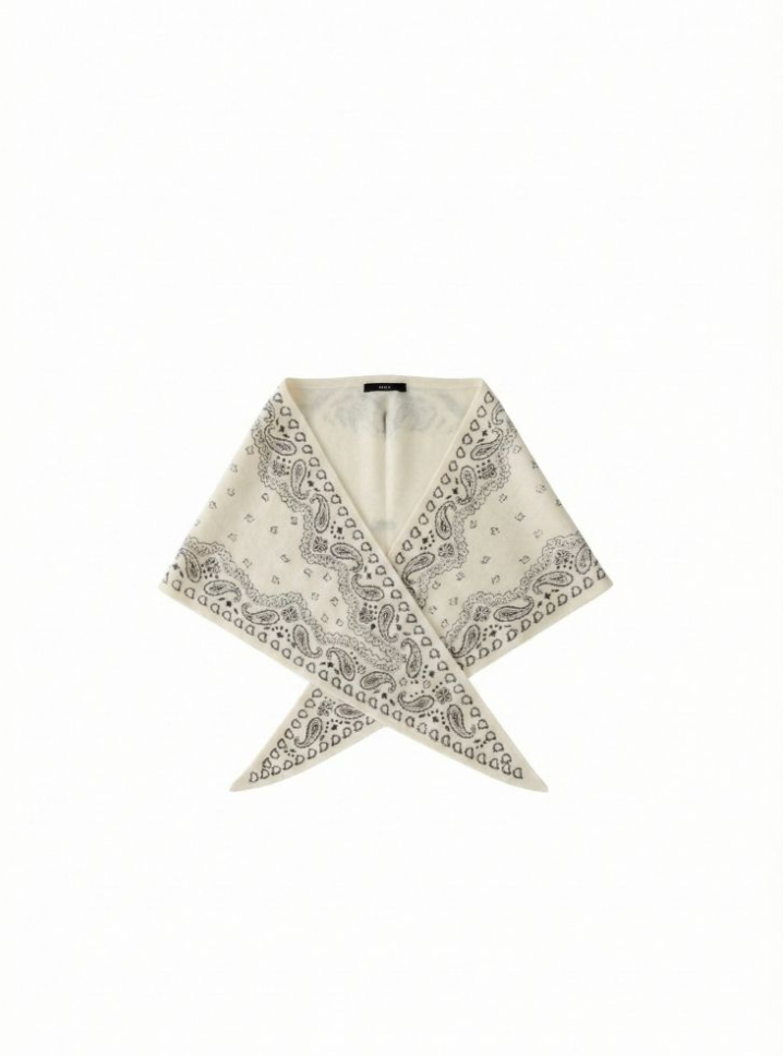 Skjerf - Triangular Scarf Off White