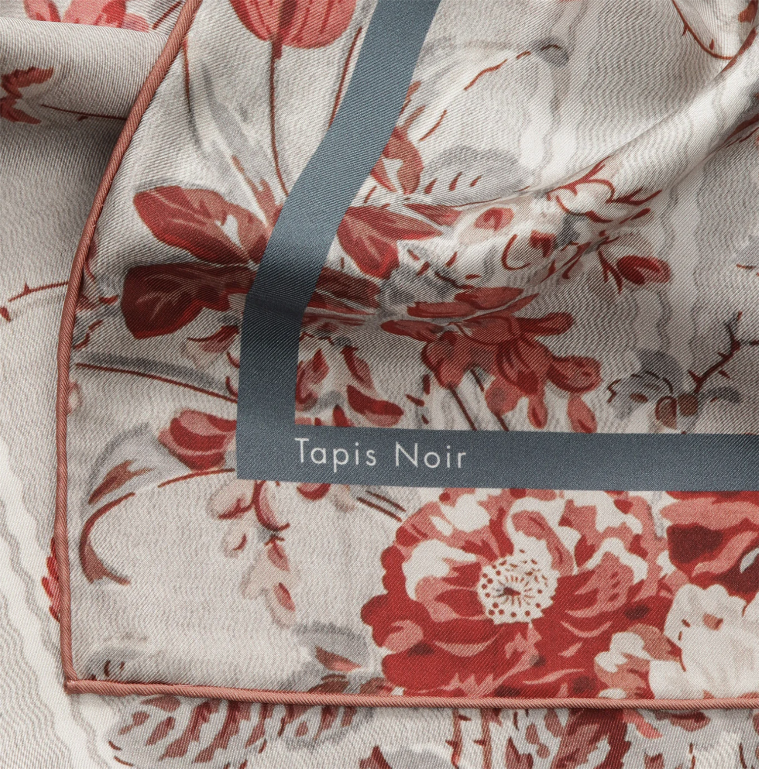 Skjerf - Small Classical Grey Bloom Scarf