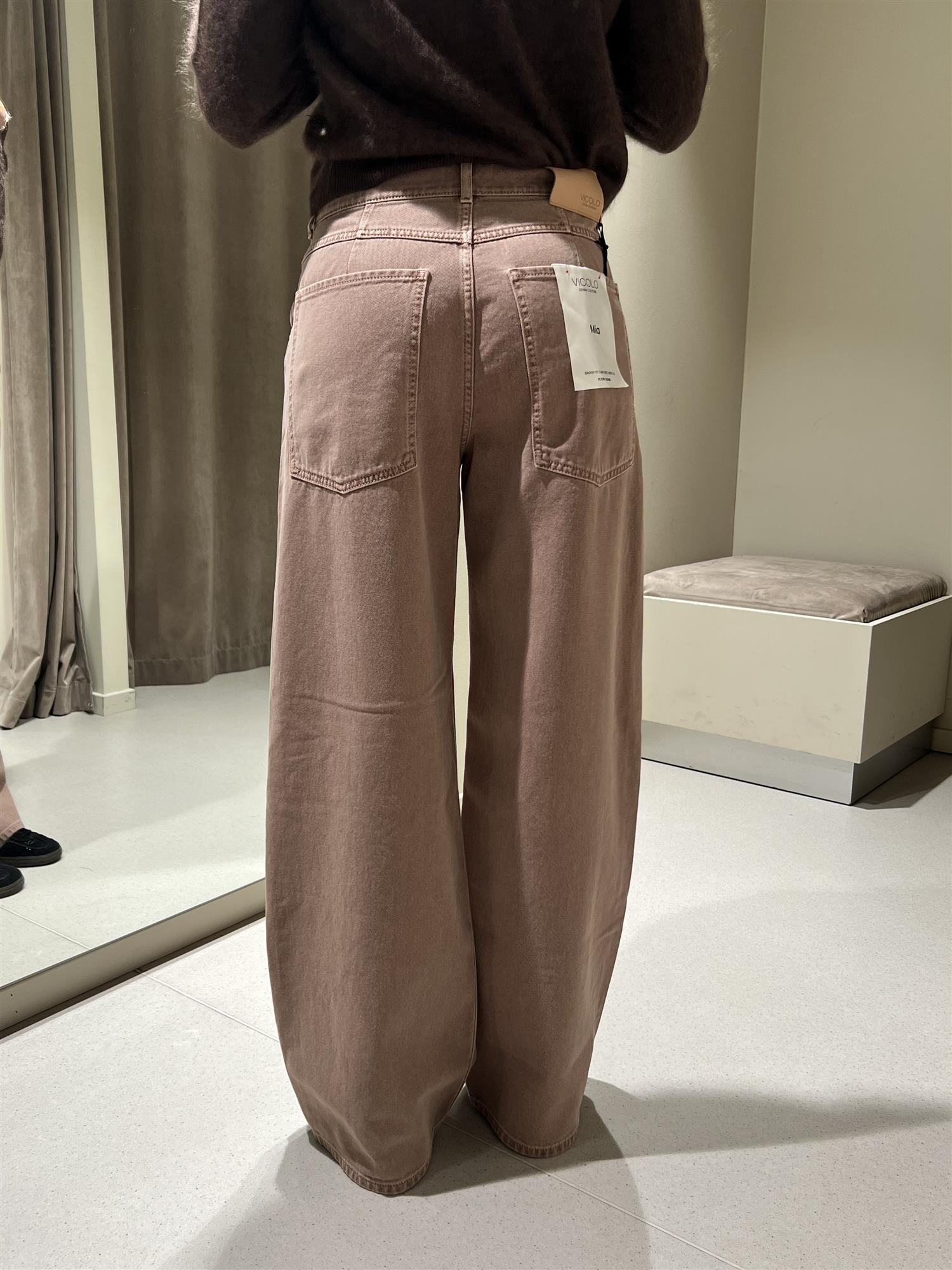 Jeans - Mia Jeans Medium Brown