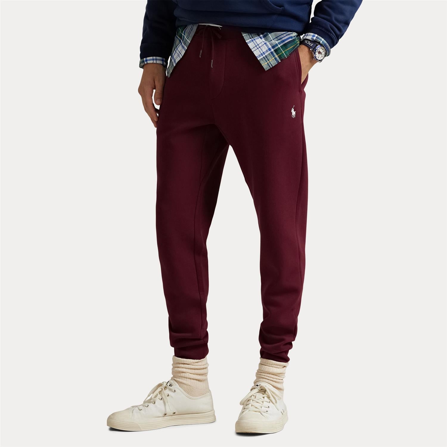 Joggebukse - Double-Knit Jogger Pant Classic Wine