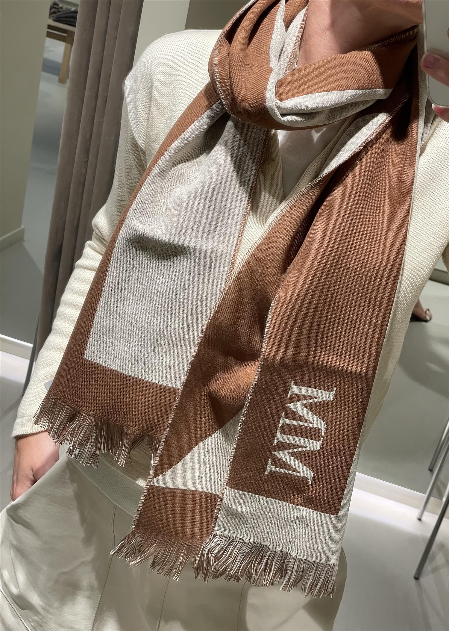 Skjerf - Corona Scarf Ivory