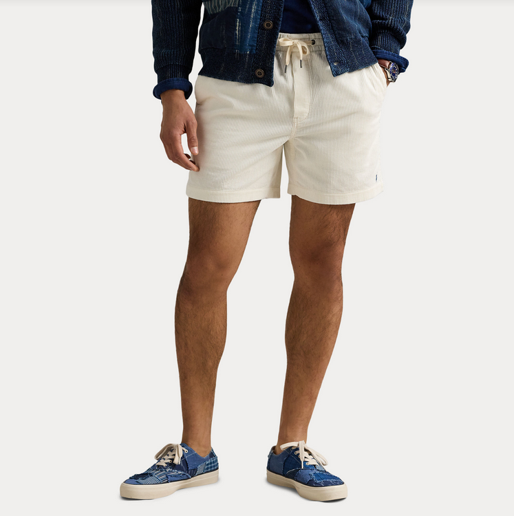 Shorts - Prepster Corduroy Short Boston Warm White
