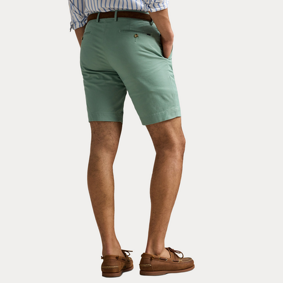 Shorts - Stretch Slim fit Chino Short Faded Mint
