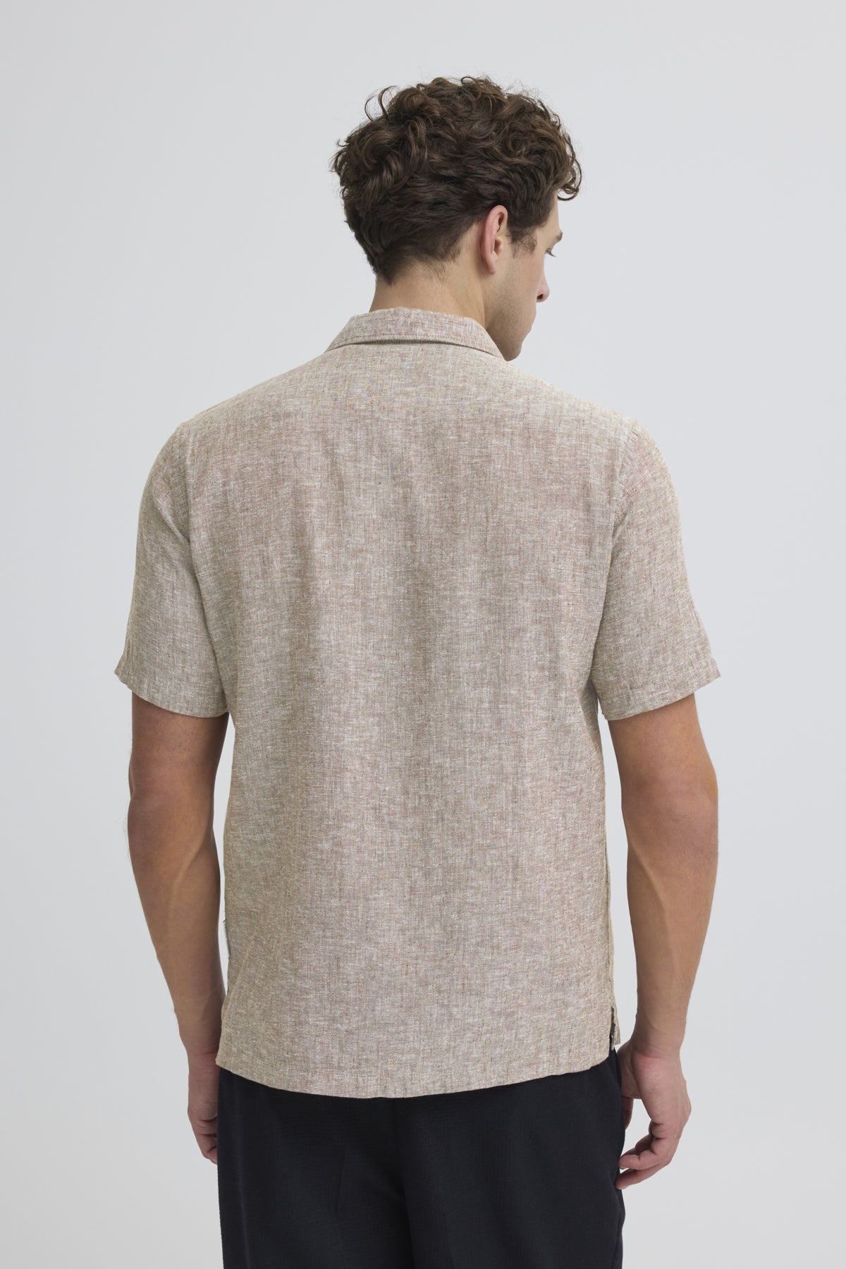 Skjorte - CFSAUBY SS RS Linen Shirt Demitasse