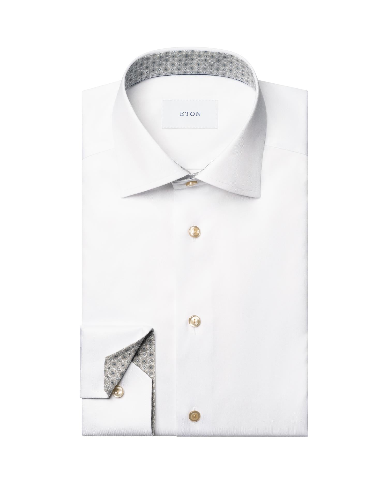 Skjorte - Medallion Effect Signature Twill Shirt Contemporary Fit