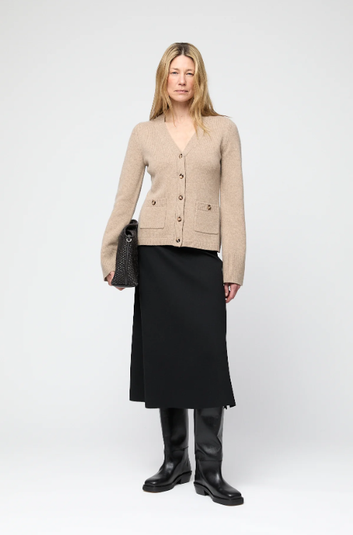 Cardigan - Adele Cardigan Oatmeal