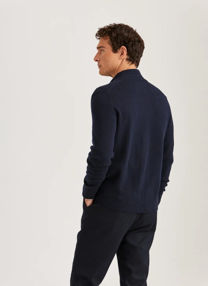 Cardigan - Hertford Button Cardigan Navy