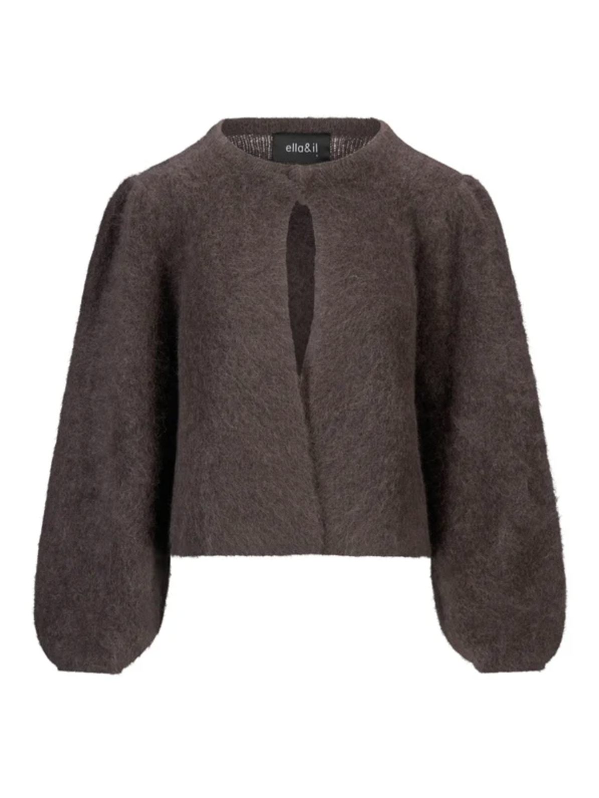 Cardigan - Amelia Chunky Cardigan Dark Brown