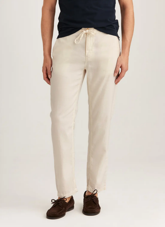 Linbukse - Fenix Linen Trouser Off White